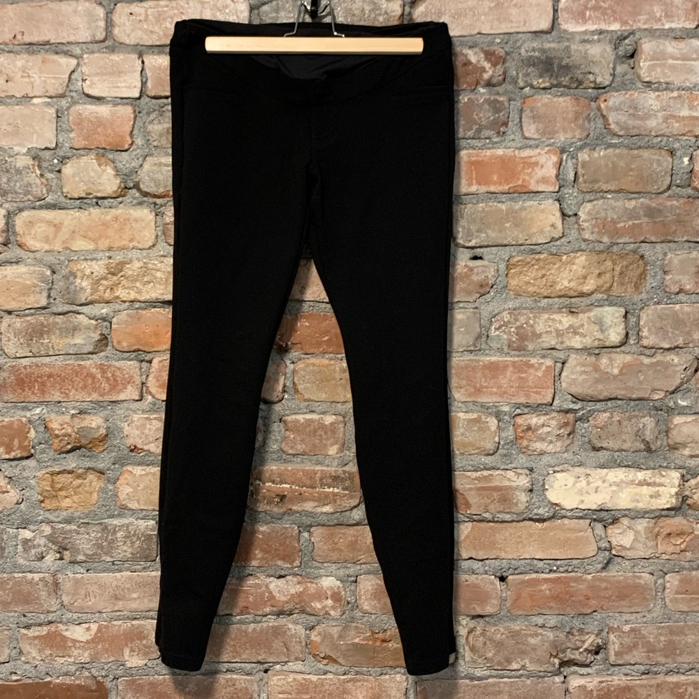 Stork & Babe maternity ponte black leggings